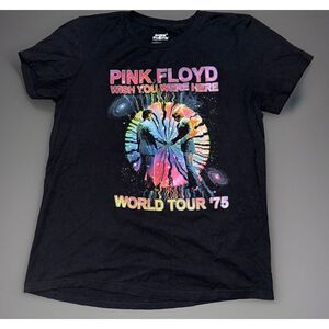 Pink Floyd Wish‎ You Were Here 1975 World Tour Shirt Colorful Size Small